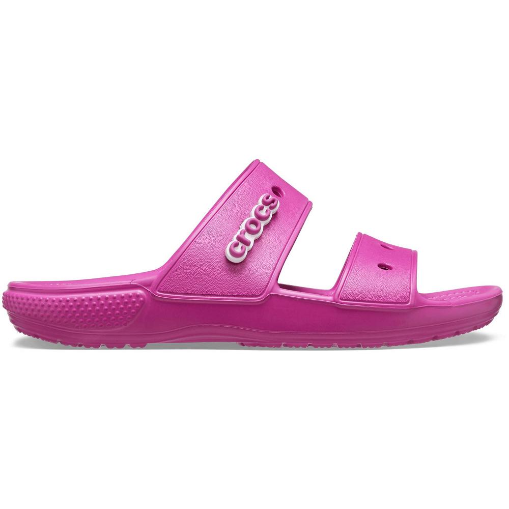 Pink Men's Crocs Classic Sandal Slides | NZ 1290HAPK